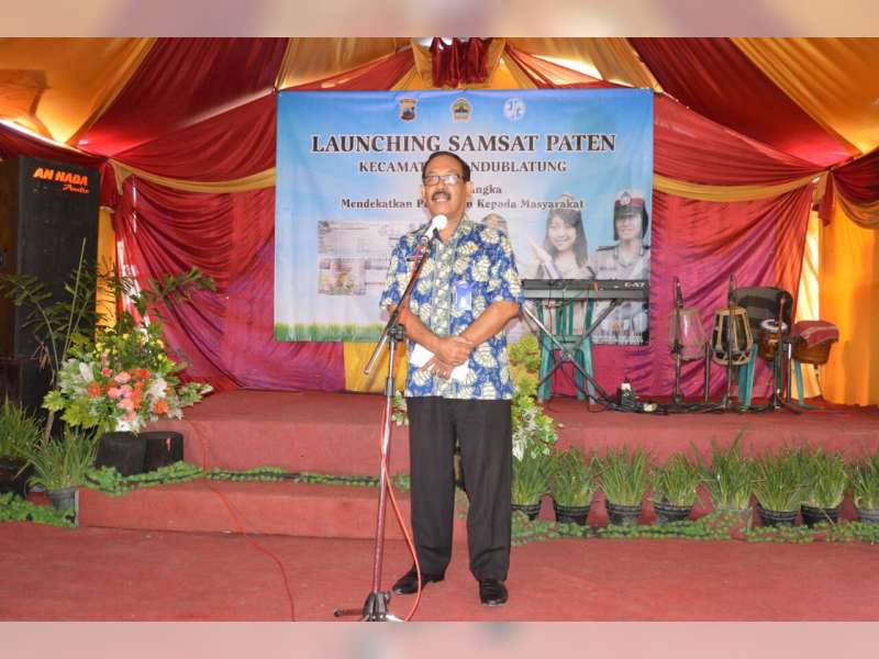 Sekda Blora Launching Samsat Paten di Randublatung