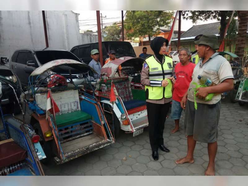 Satlantas Polres Blora Razia Bentor di Cepu