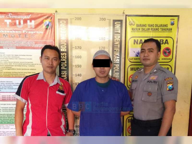 Polres Bojonegoro Limpahkan Tersangka Kasus Persetubuhan ke JPU Kejari Bojonegoro