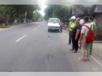 Yamaha Vixion Tubruk Suzuki Tornado di Padangan, 3 Orang Luka-Luka