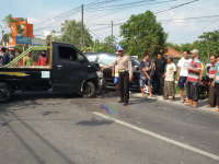 Kecelakaan Beruntun di Padangan, Seorang Pengendara Motor Meninggal Dunia