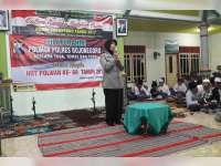 Polwan Polres Bojonegoro Hadiri Acara Pengajian Bersama Masyarakat