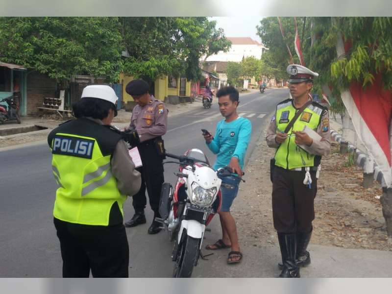 Sat Lantas Polres Bojonegoro Tindak 107 Pelanggar Lalu-Lintas