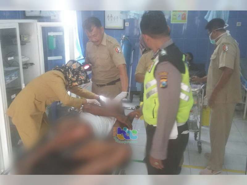Tabrakan Motor di Baureno, Kedua Pengendara Babak Belur