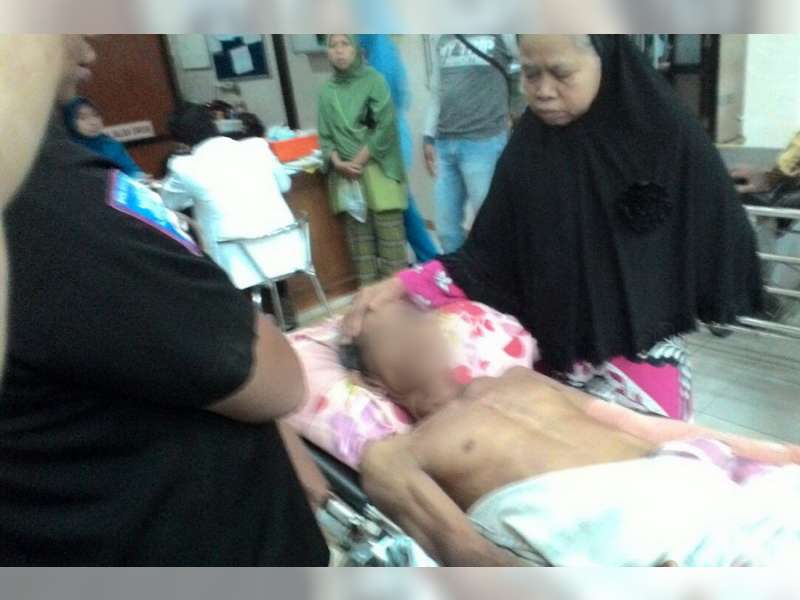 Kecelakaan Motor di Trucuk Seorang Pengendara Terluka