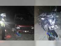 Isuzu Panther Langgar Motor di Sumberrejo, 2 Orang Luka Berat