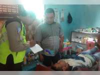 Tabrakan Motor di Baureno, Kedua Pengendara Sama-Sama Luka