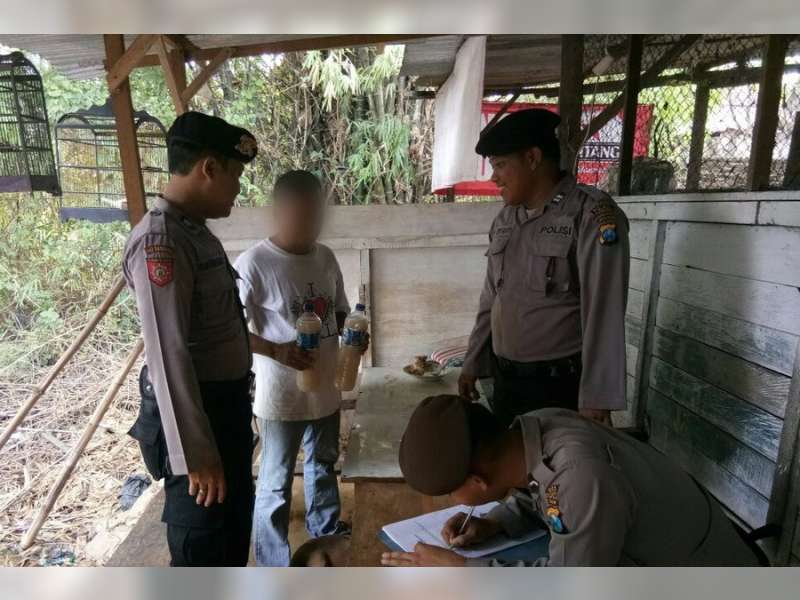 Sat Sabhara Polres Bojonegoro Kembali Laksanakan Razia Miras