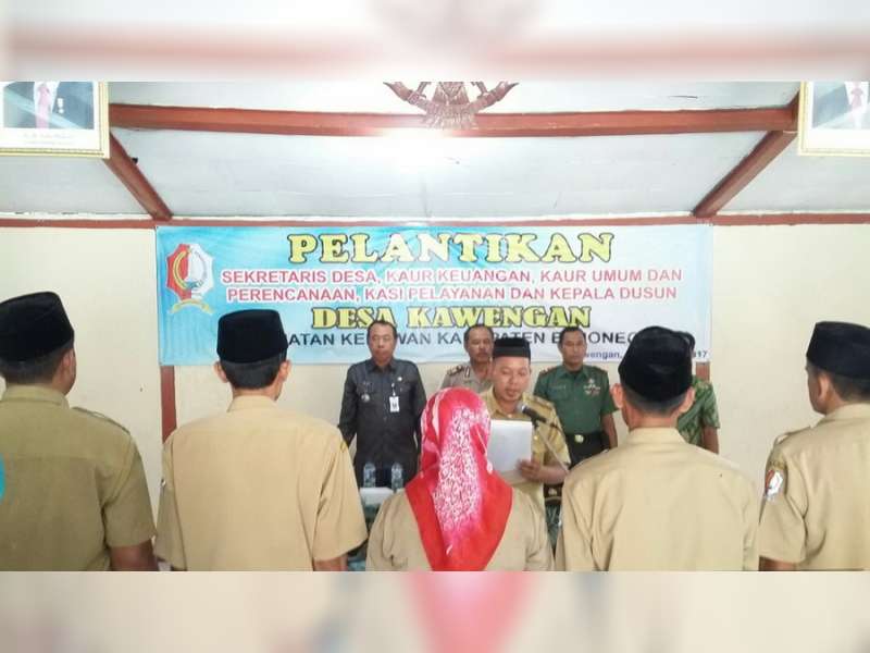 Sejumlah Kepala Desa Laksanakan Pelantikan Perangkat Desa Baru