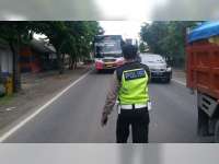 Satlantas Polres Bojonegoro Intensifkan Patroli di Jalur Rawan Kecelakaan