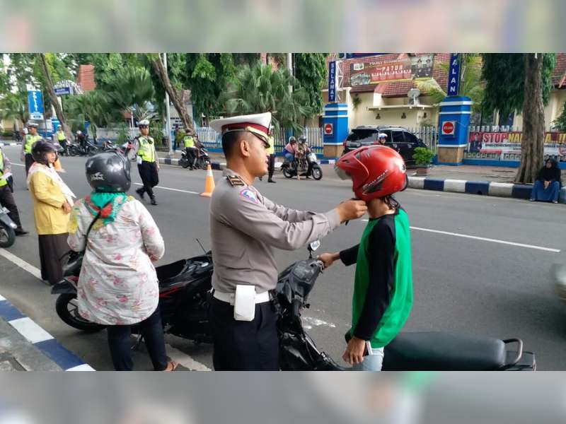 Jelang Ops Lilin 2017, Satlantas Polres Bojonegoro Gelar Razia