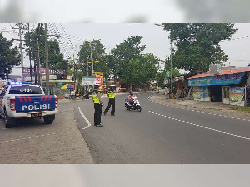 Sat Lantas Polres Bojonegoro Intensifkan Patroli di Jalur Rawan Laka Lantas