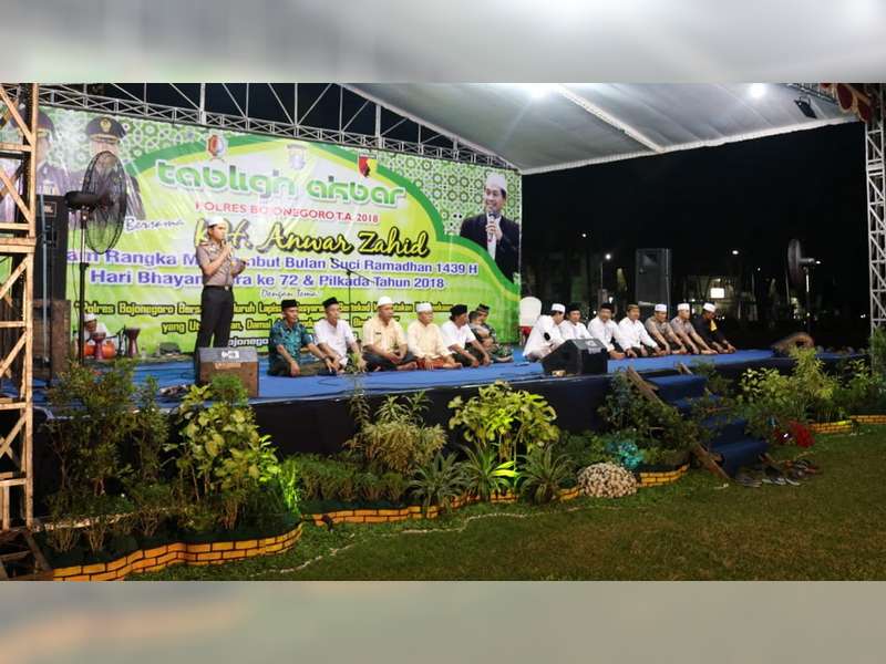 Gelar Tabligh Akbar, Kapolres Bojonegoro Ajak Masyarakat Bersinergi Jaga Kamtibmas