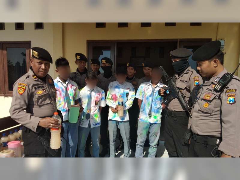 Rayakan Kelulusan dengan Pesta Miras, 4 Pelajar di Bojonegoro Diamankan Polisi