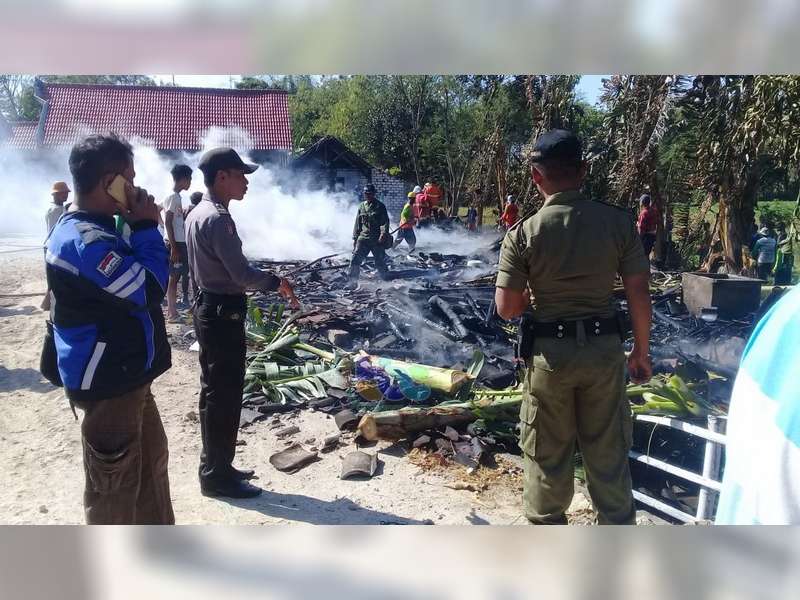 3 Rumah Milik Warga Sukosewu Bojonegoro Ludes Terbakar, Kerugian Capai Rp 260 Juta