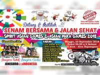 Senam Bersama dan Jalan Sehat Akan Digelar di Alun-Alun Bojonegoro