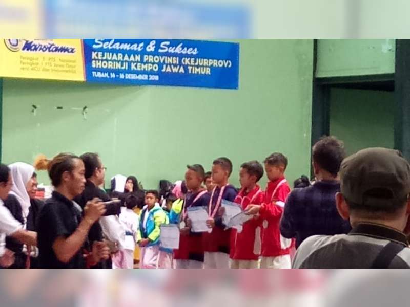 Kenshi Bojonegoro Raih 7 Medali di Kejurprov Shorinji Kempo Junior Jawa Timur di Tuban