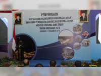Bupati Bojonegoro Hadiri Acara Penyerahan DIPA APBN Wilayah Jatim 2019, di Surabaya