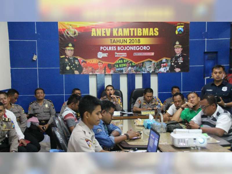 Tindak Kriminal di Kabupaten Bojonegoro Tahun 2018 Menurun