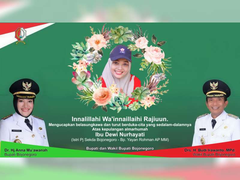 Bupati Bojonegoro Sampaikan Ucapan Belasungkawa