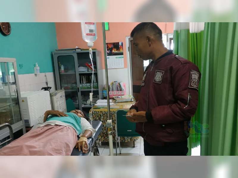 Hendak Belok, Beat Ditabrak Mega Pro di Ngraho Bojonegoro, Pengendara Beat Luka Berat