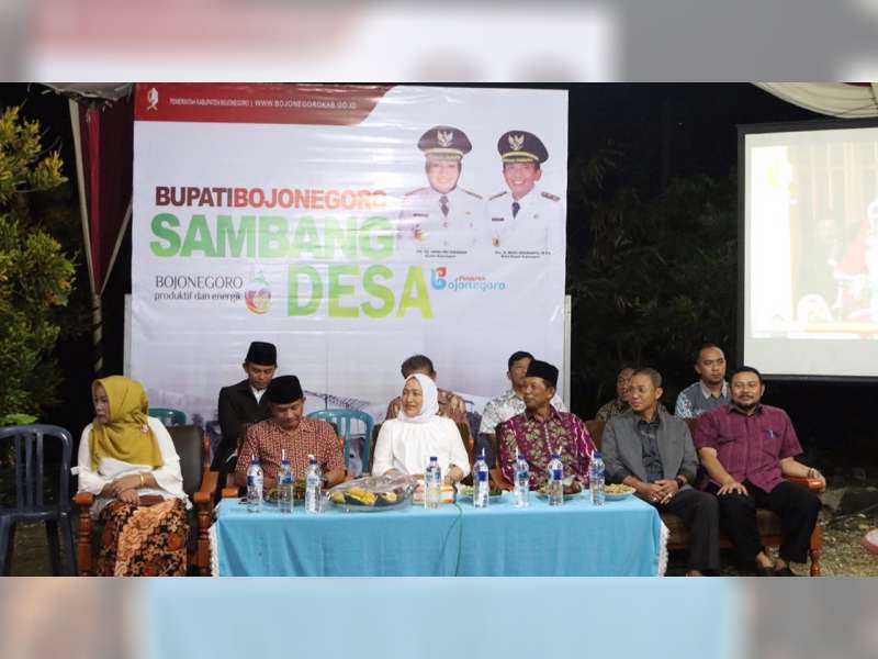 Melalui Sambang Desa, Bupati Bojonegoro Serap Aspirasi Masyarakat