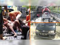 Motor Tabrak Pikap di Ngraho Bojonegoro, 2 Orang Luka-Luka