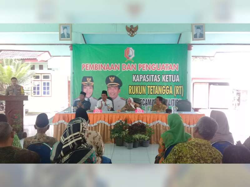 Kapolres Bersama Bupati Bojonegoro Laksanakan Pembinaan Kapasitas Ketua RT dan RW