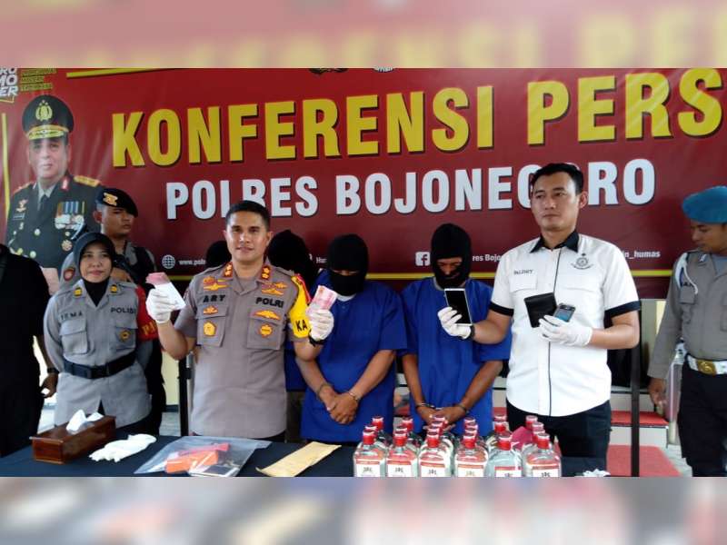Polisi Bojonegoro Tangkap 2 Orang Remaja Warga Sekar Pelaku Jambret