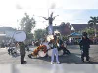 Marching Band&nbsp;Taruna Satlak Hiu Latsitardanus ke-39, Pukau Warga Kota Bojonegoro