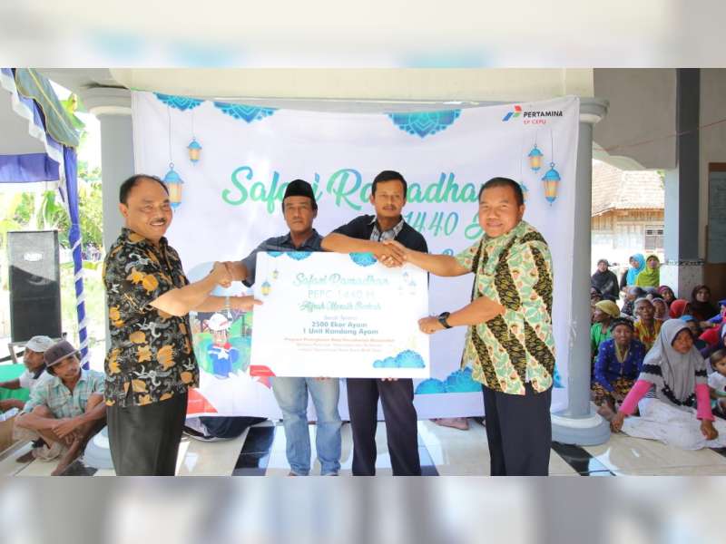 Pertamina EP Cepu Gelontorkan Bantuan Rp 534 Juta dalam Safari Ramadan