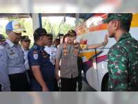 Jelang Mudik Lebaran, Kapolres Bojonegoro Laksanakan Sidak di Terminal Rajekwesi Bojonegoro