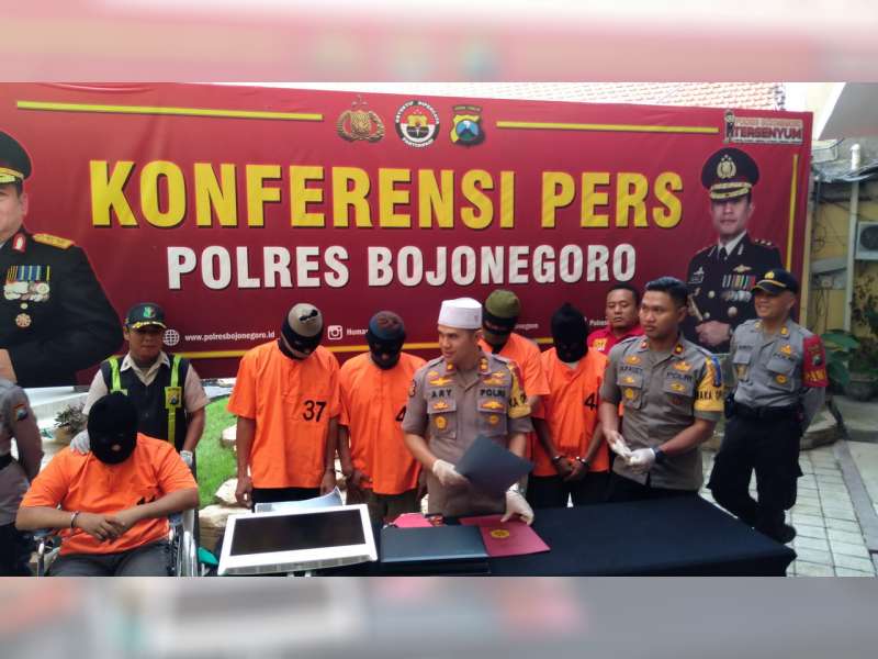 Polres Bojonegoro Tangkap Seorang Pengedar Narkotika Jenis Sabu-Sabu