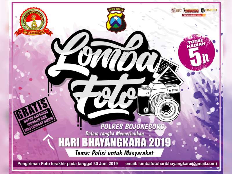 Peringatan Hari Bhayangkara ke-73, Polres Bojonegoro Gelar Lomba Foto