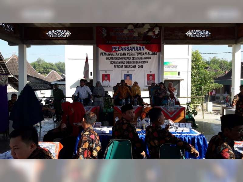 Inilah Hasil Pilkades Serentak 2019 di Kecamatan Malo Bojonegoro