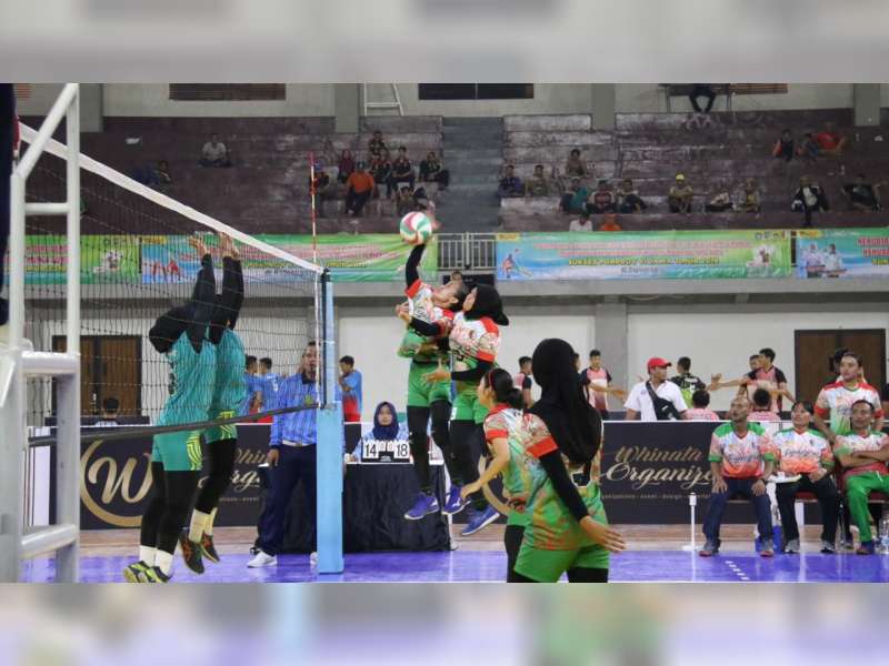 Berikut Ini Hasil Pertandingan Cabor Bola Voli Indoor, Porprov Jatim 2019 Hari Pertama