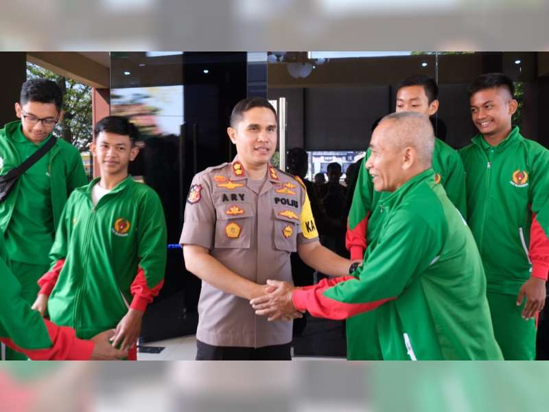 Kapolres Bojonegoro Lepas Atlet Kempo yang Akan Berlaga di Porprov Jatim 2019