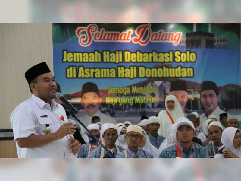 Jamaah Haji Kabupaten Blora Kloter 55, Tiba di Asrama Haji Donohudan