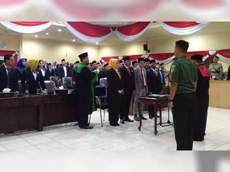 Pimpinan DPRD Kabupaten Bojonegoro Masa Jabatan 2019-2024, Dilantik
