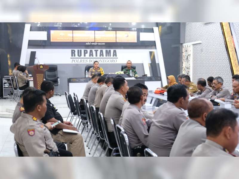 Optimalisasi Penanggulangan Karhutla, Polres Bojonegoro Gelar Rakor dengan Instansi Terkait
