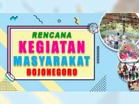Rencana Kegiatan Masyarakat Bojonegoro 29 September 2019