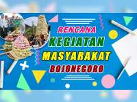 Rencana Kegiatan Masyarakat Bojonegoro 30 September 2019
