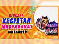 Rencana Kegiatan Masyarakat Bojonegoro 14 Oktober 2019