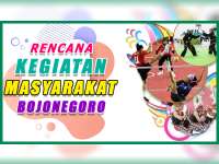 Rencana Kegiatan Masyarakat Bojonegoro 24 Oktober 2019