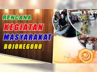 Rencana Kegiatan Masyarakat Bojonegoro 25 Oktober 2019
