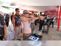 Kapolres Bojonegoro Ikuti Turnamen Menembak, Kapolda Jatim Cup 2019 di Surabaya