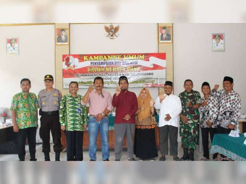 Inilah Nama dan Nomor Urut Calon Kades, Pilkades Kecamatan Ngasem Bojonegoro