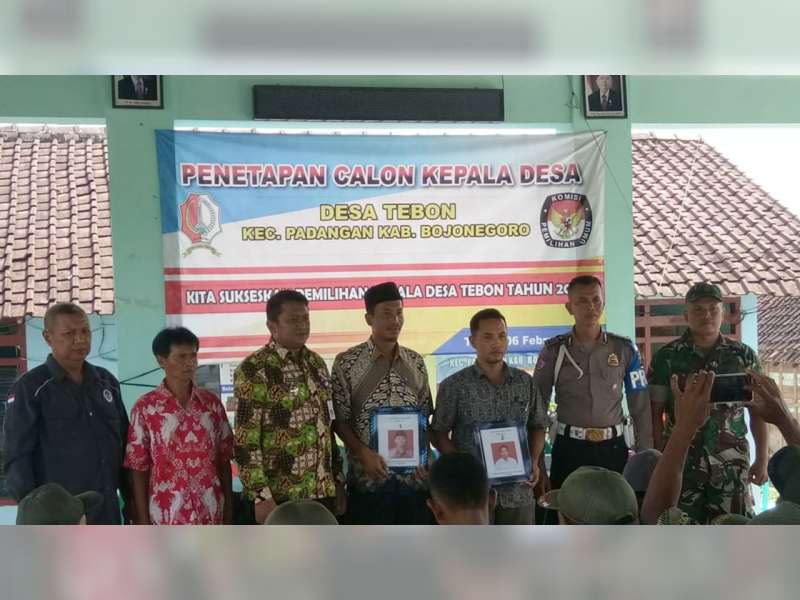 Inilah Nama dan Nomor Urut Calon Kades, Pilkades Kecamatan Padangan Bojonegoro