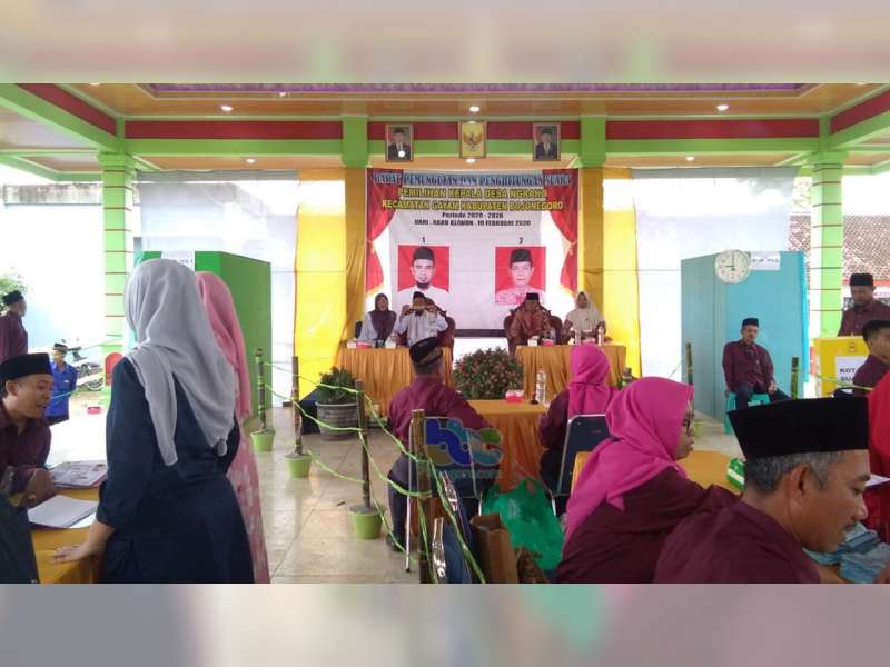 Inilah Hasil Pilkades Serentak 2020, Kecamatan Gayam Bojonegoro
