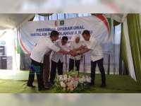 Bupati Bojonegoro Resmikan Pengoperasian Instalasi Pengolahan Air IKK&nbsp;Kalitidu